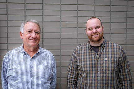 Former Madison branch lender, Mark Goley with current Madison branch lender, Joe Davies.